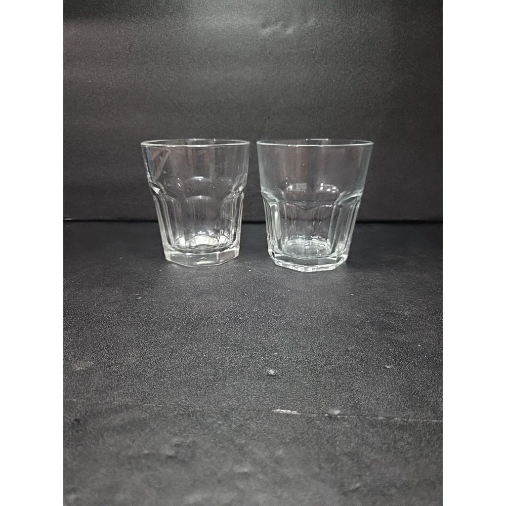Libbey Clear Glass Tumblers. Set Of 2, 4